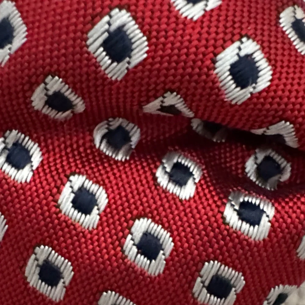 Janie and Jack Red Patterned Kids Bow Tie